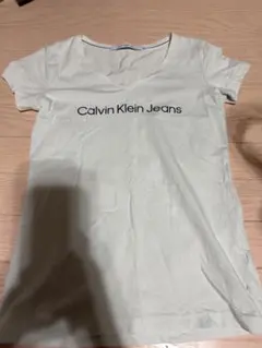 カルバンクラインジーンズ Tシャツ XS レディース 半袖 ロゴ 白