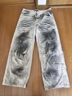 カーゴダメージデニム Jaded London Jaded London Cargo Jeans by Jaded London - Pickle