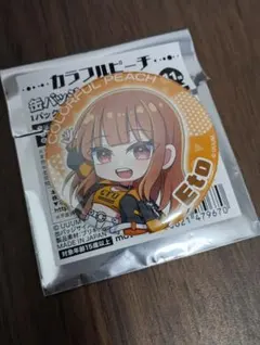 カラフルピーチ　缶バッチ　えと