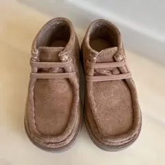 【美品】キッズ ブーツ ブラウン スエード14cm