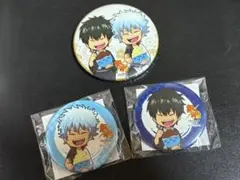 【新品未使用】銀魂 銀時 土方 キャラポップ 京都 ナムコ 缶バッジ 3個セット