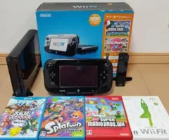 動作品Nintendo Wii U 本体ファミリープレミアムセット （クロ）