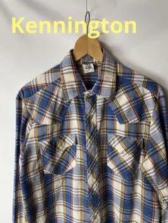 Kennington ケニントン　チェック　ウエスタンシャツ　長袖シャツ