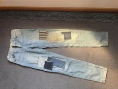 ZARA Girls　パッチワークデニム　152