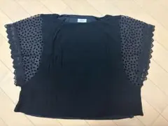 flower 袖ドット トップスのサムネイル