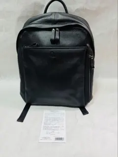 福岡　ソフトバンクホークス　レザー　リュック　ブラック　未使用　牛革 福岡ソフトバンクホークス - 【未使用品】ソフトバンクホークス ロゴ型