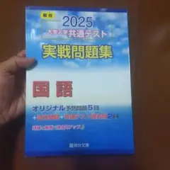 2025 大学入試 英語テスト 実戦問題集 国語