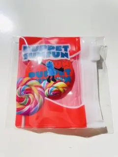 スンスン ポップアップ 限定 カプセルトイ スライドポーチ付き 缶バッチ