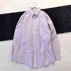 ブルックスブラザーズ/L相当/桃色/ピンストライプ/ボタンダウンシャツ/長袖