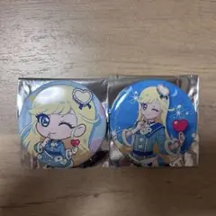ひみつのアイプリ 缶バッジ 星川みつき TSUTAYA POPUP 2点セット