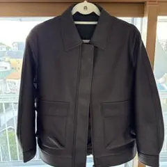 フェイクレザー レザージャケット