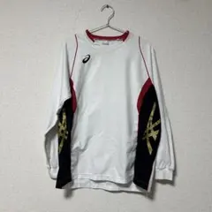 90s asics サッカー ゲームシャツ 長袖 FOOTBALL GEAR - メルカリ