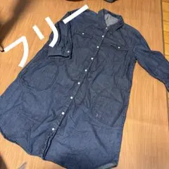 レディース　ショコラ フィネ ローブ　デニム　チュニック　ワンピース　フリー