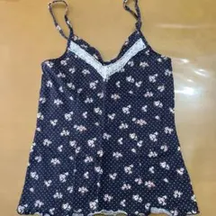 St.Elmo 花柄ドットキャミソール ネイビー《新品未使用》