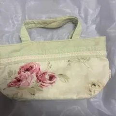 美品　LAURA ASHLEY ローラアシュレイ 花柄 トートバッグ