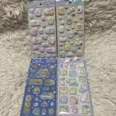 すみっこぐらし もっと！ふにふにシール ふにふにホログラムシール4点