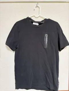 【美品】CALVIN KLEIN ブラック Tシャツ ポケット付き