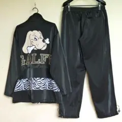 GALFY　ガルフィー　ミルクボーイ　ジャージ　セットアップ　黒　フリーサイズ GALFY ガルフィー ミルクボーイ ジャージ セットアップ 黒
