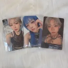 HANA JISOO Blue Jeans トレカ 3形態セット