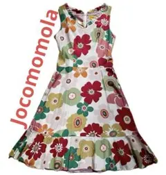 美品　シビラ　ホコモモラ　プリント花柄ワンピース　華やか　M