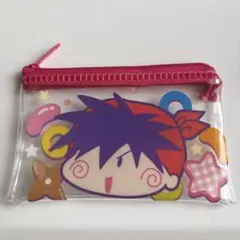 ミルモでポン！ フラットポーチ ヤシチ ポーチ クリアポーチ 小物入れ