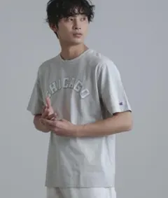 ナノユニバース別注 Champion CHICAGO Tシャツ チャンピオン