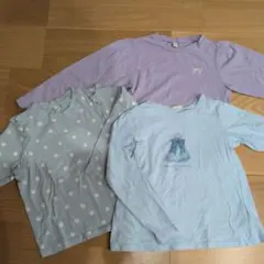 アプレレクール　Si・Shu・Non キッズ 長袖カットソー 3枚セット 130