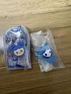 ツウィTWICE LOVELYSチョコがけボーロ＆チャームめじるしアクセサリー