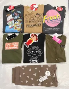 子供服　新品　女の子　110ｃｍ（1点は大きめ100ｃｍ）　7点　まとめ売り