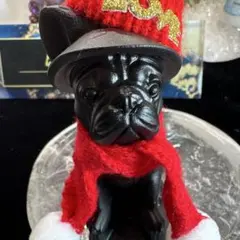 フレンチブルドッグ♡オブシディアン♡Xmas♡No.2413