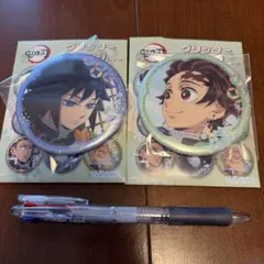 鬼滅の刃 グリッター缶バッジ Vol.2 冨岡義勇 竈門炭治郎