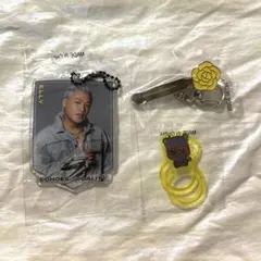 ELLY バッグクリップ クリアチャーム アクリルリング