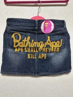 A BATHING APE デニムミニスカートのサムネイル