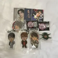 藤原樹 セット アクリルチャーム トレカ 缶バッジ ピンバッジ