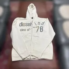 DIESEL アイボリー パーカー