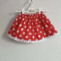 100サイズ ドット柄スカート
