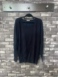 IÉNA ネイビー 長袖トップス　カットソー