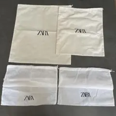 ZARA 巾着袋 4枚セットのサムネイル