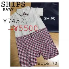 SHIPS baby  ロンパース 蝶ネクタイ シップス