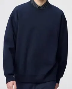 UNIQLO オーバーサイズスウェットシャツ　メンズ XL サイズ　NAVY