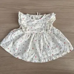 BREEZE 花柄コットンチュニック 90サイズ