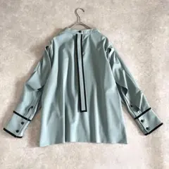 美品 ADORE 2WAYギャバブラウス ミントグリーンのサムネイル