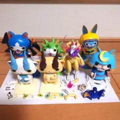 BANDAI　バンダイ　妖怪ウォッチ　プラモデル　ブシニャン　コマさん７体セット