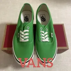 [新品]29.5cm VANS バンズ authentic 44 dx 緑