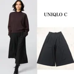 未使用級❤️UNIQLO C キュロット ブラックLサイズ
