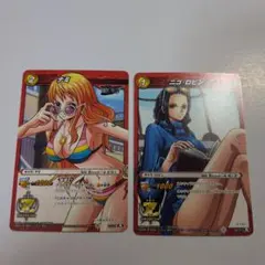 ミラクルバトルカードダス ニコ・ロビン ナミ ゼット z ミラクルバトルカードダス ミラバト ナミ ニコ・ロビン フィルムZ