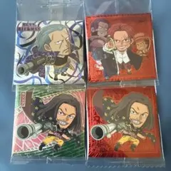 ワンピース ウエハース キャラクター ステッカー 4枚セット