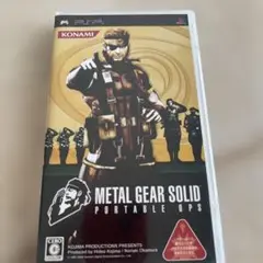 PSP☆METAL GEAR SOLID PORTABLE OPS☆