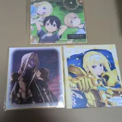 ソードアート・オンライン 色紙 3枚セット アリスのサムネイル
