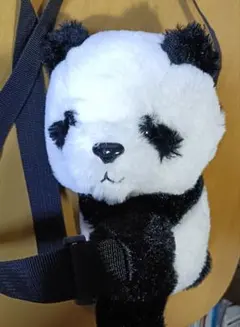 パンダの形をしたぬいぐるみポシェット（ショルダーバッグ）